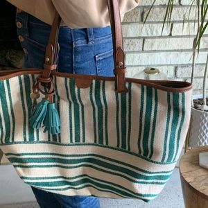 Fossil cloth tote bag.